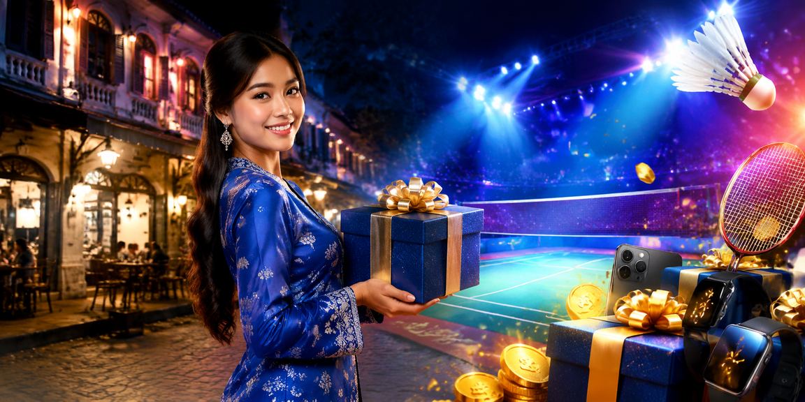 A female user in baju kurung enjoying casino betting in Ipoh